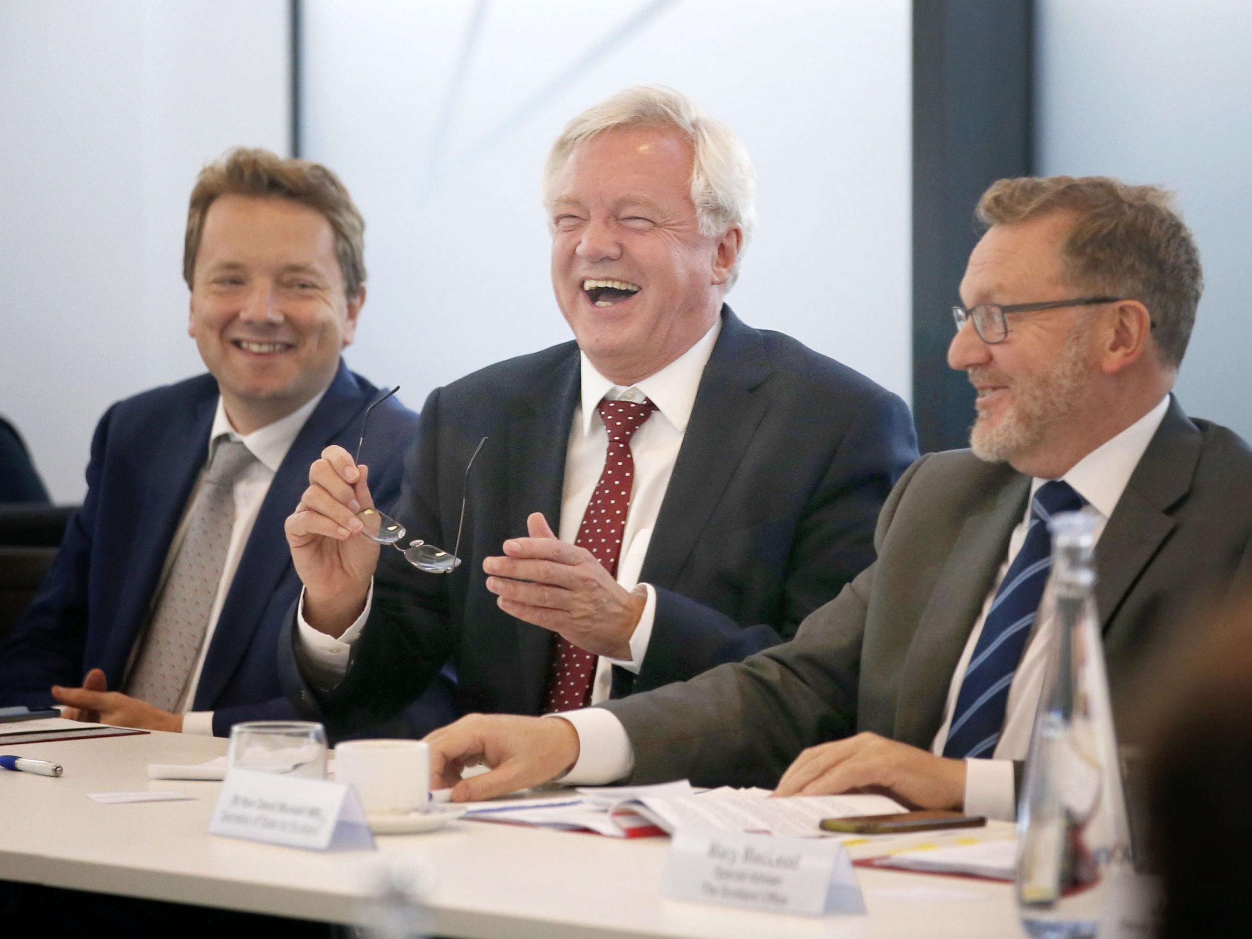 David Davis appears to be reverting to the ‘have our cake and eat it’ approach to negotiations