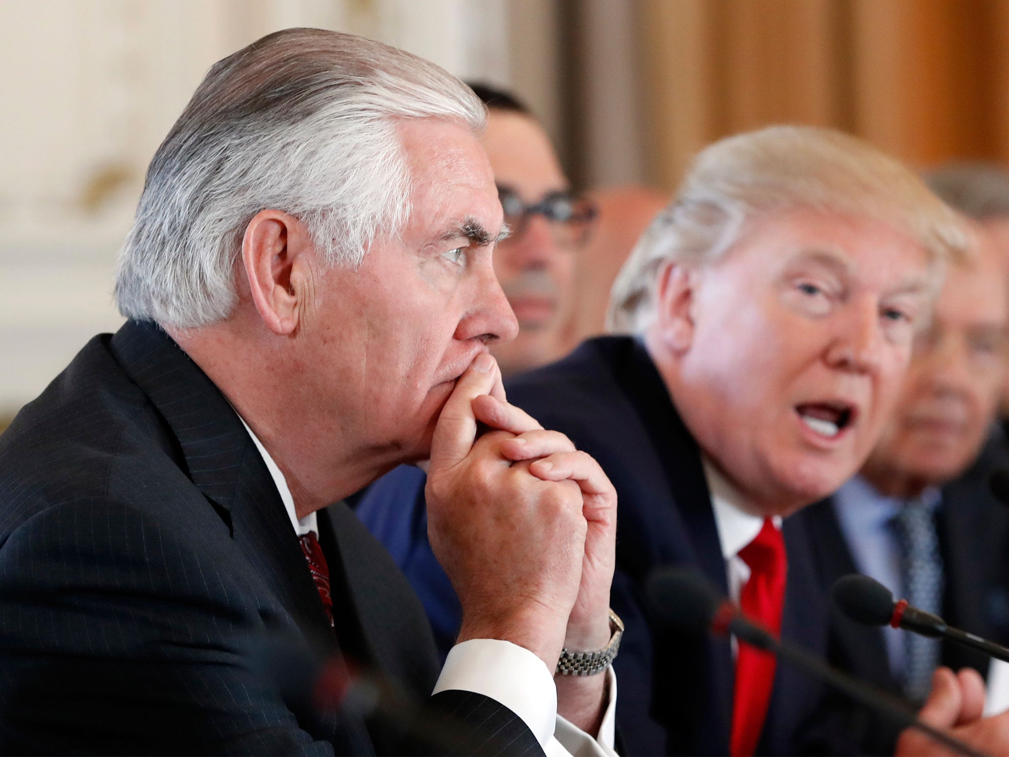 Rex Tillerson downplayed any speculation that the alarming developments suggested the US was moving closer to a military option