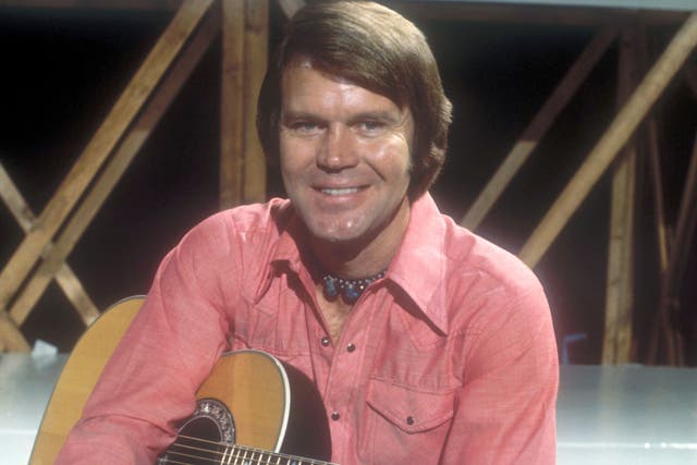 Rhinestone cowboy: the Arkansas man is fondly remembered for his wistful performances of the Jimmy Webb-penned ‘Galveston’ and ‘By the Time I Get to Phoenix’