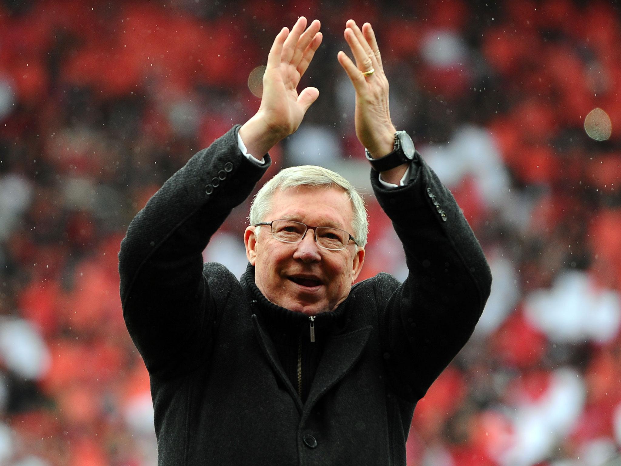 Fergie waved goodbye and welcome his successor