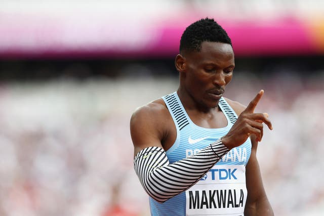 Isaac Makwala will need to run a time of 20.53 seconds or faster to advance