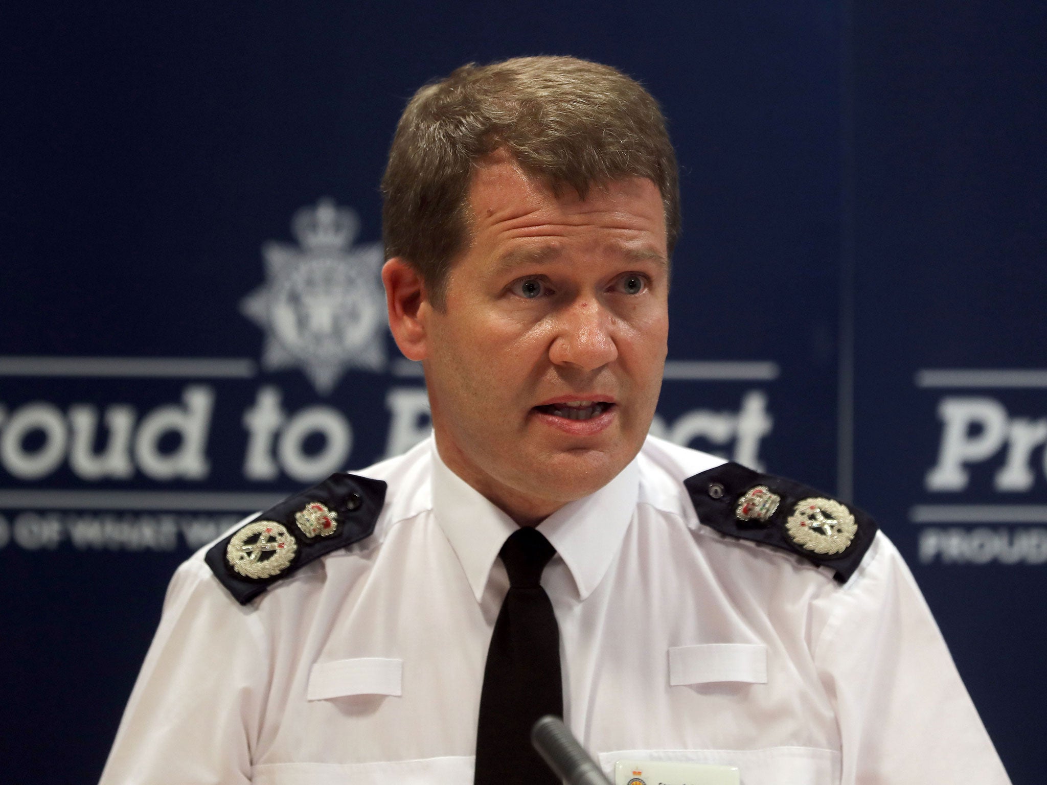 Northumbria Police Chief Constable Steve Ashman during a press conference in Newcastle on 9 August