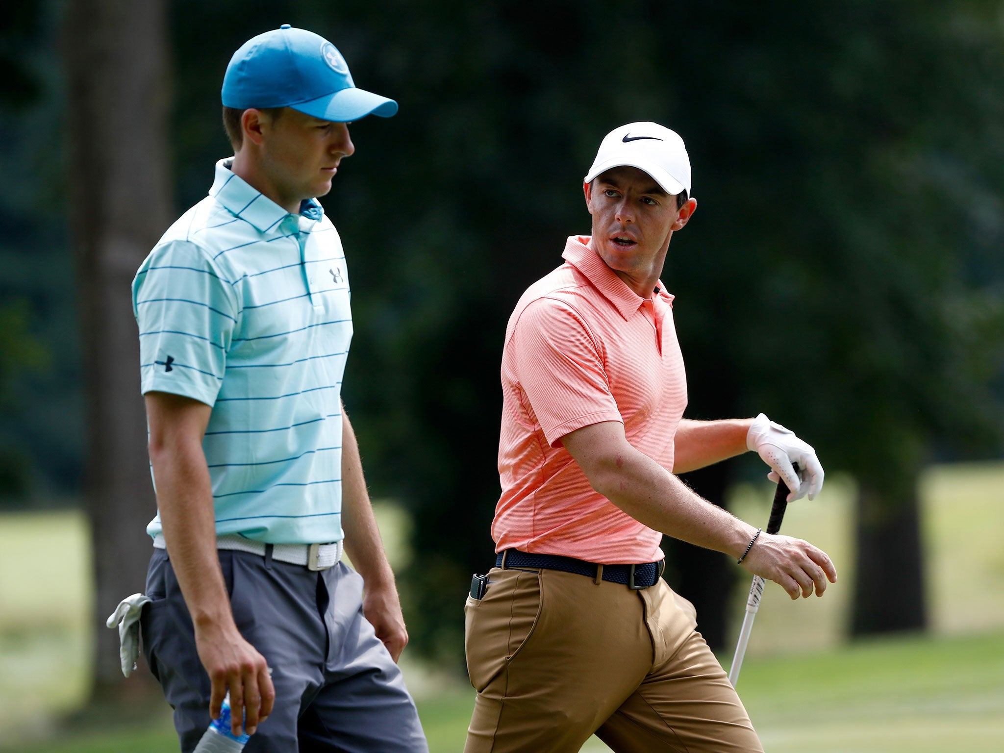 Rory McIlroy is the favourite to win the PGA Championship ahead of Jordan Spieth