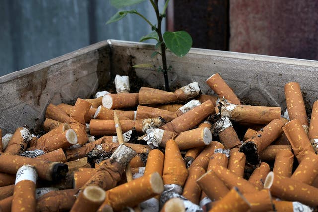 <p>Cigarette butts cost local authorities up to £40 million a year to clean up </p>