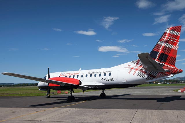 <p>Extra cost: Scottish airline Loganair has applied a fuel surcharge, but only for new ticket sales</p>