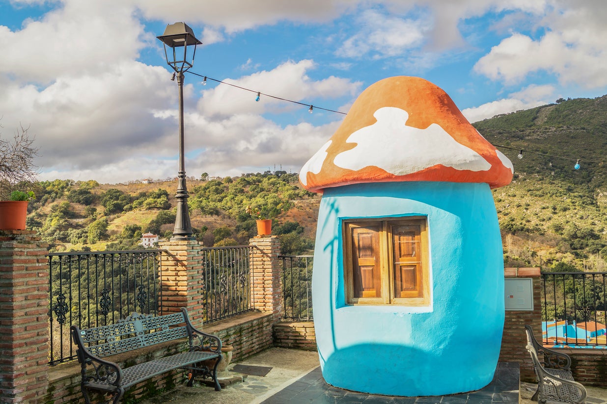 Famous Smurf village feeling blue as 30% of its celebrated landscape  destroyed by Sierra Bermeja wildfire above Spain's Costa del Sol - Olive  Press News Spain