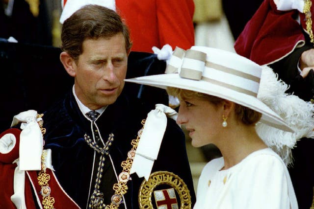 Prince Charles and Princess Diana pictured together in 1992