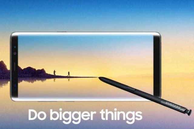 The Note 8 is expected to be larger than the enormous Samsung Galaxy S8 Plus