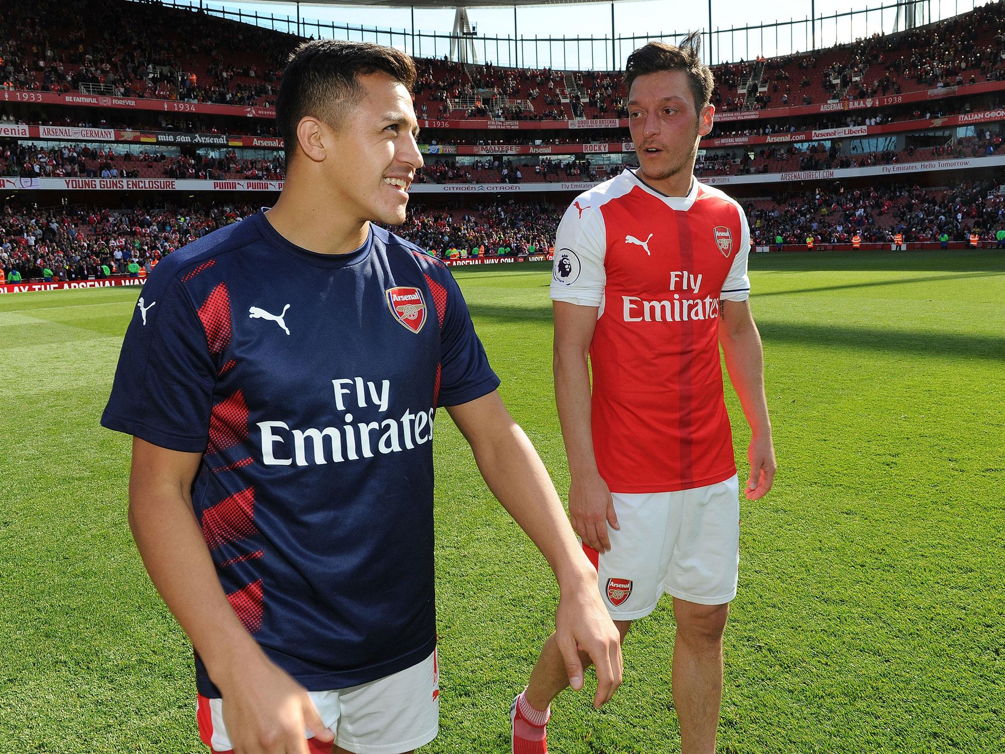 Alexis Sanchez and Mesut Ozil will prove key to Arsenal's Premier League title hopes this season