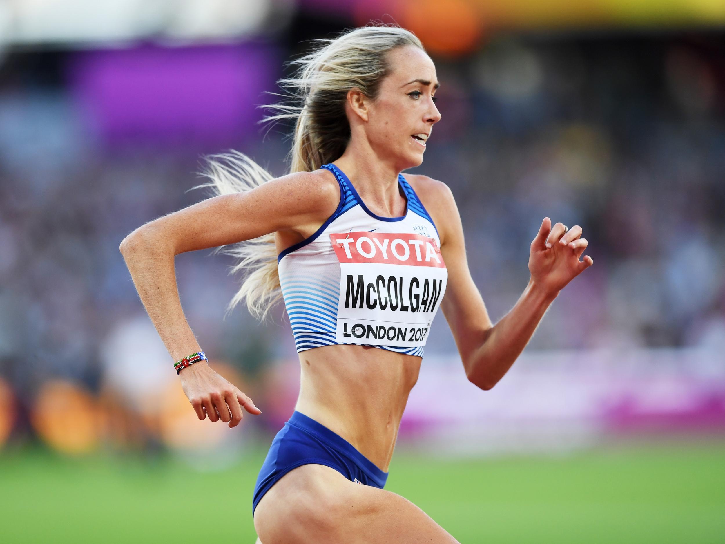 McColgan also made it into the 5,000m metres final