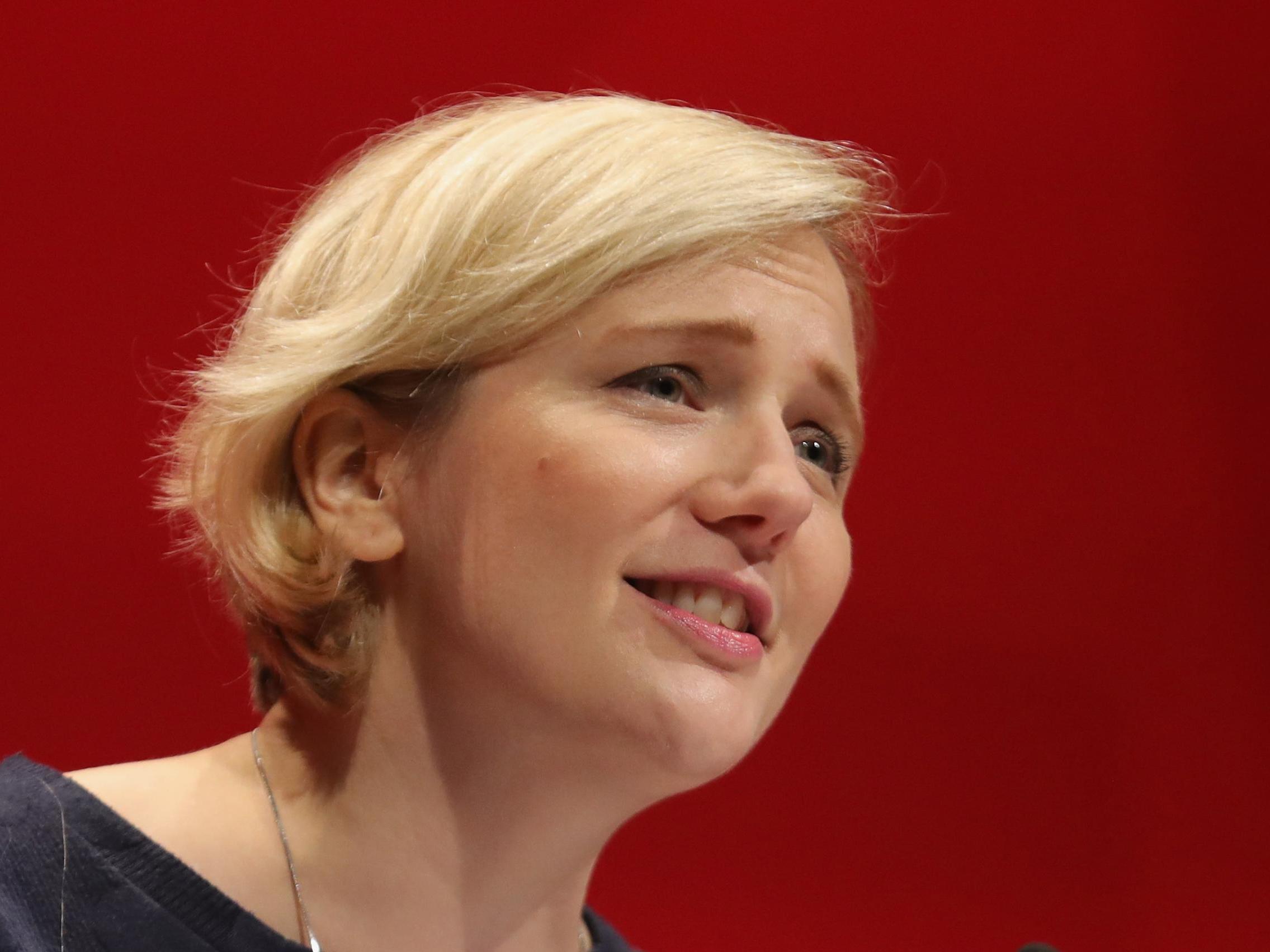 Stella Creasy revealed she was expecting a child in the column