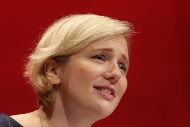 Stella Creasy revealed she was expecting a child in the column