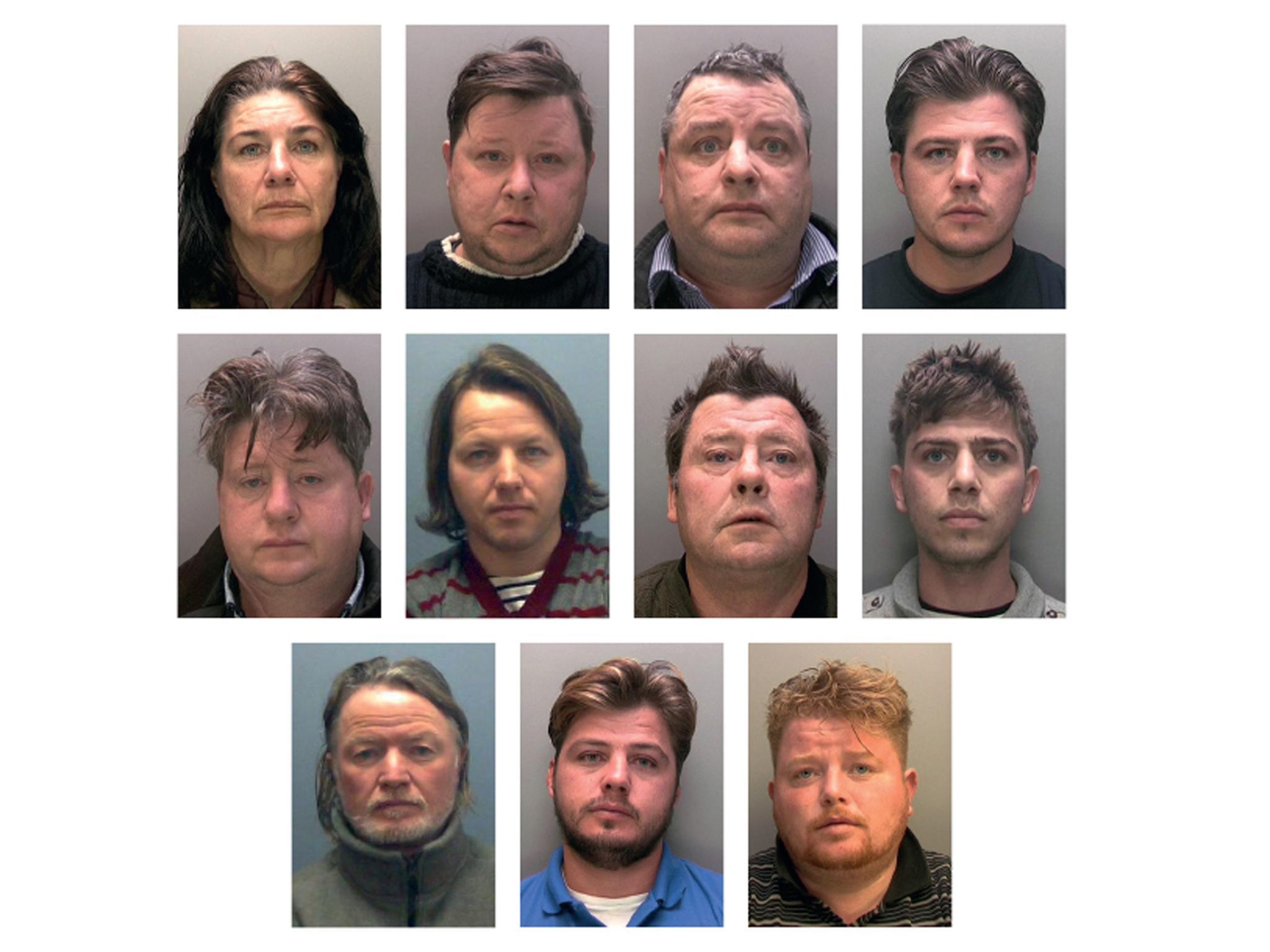 The convicted gang members groomed their victims with drugs and alcohol