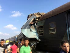 At least 28 dead after two trains collide in Egypt