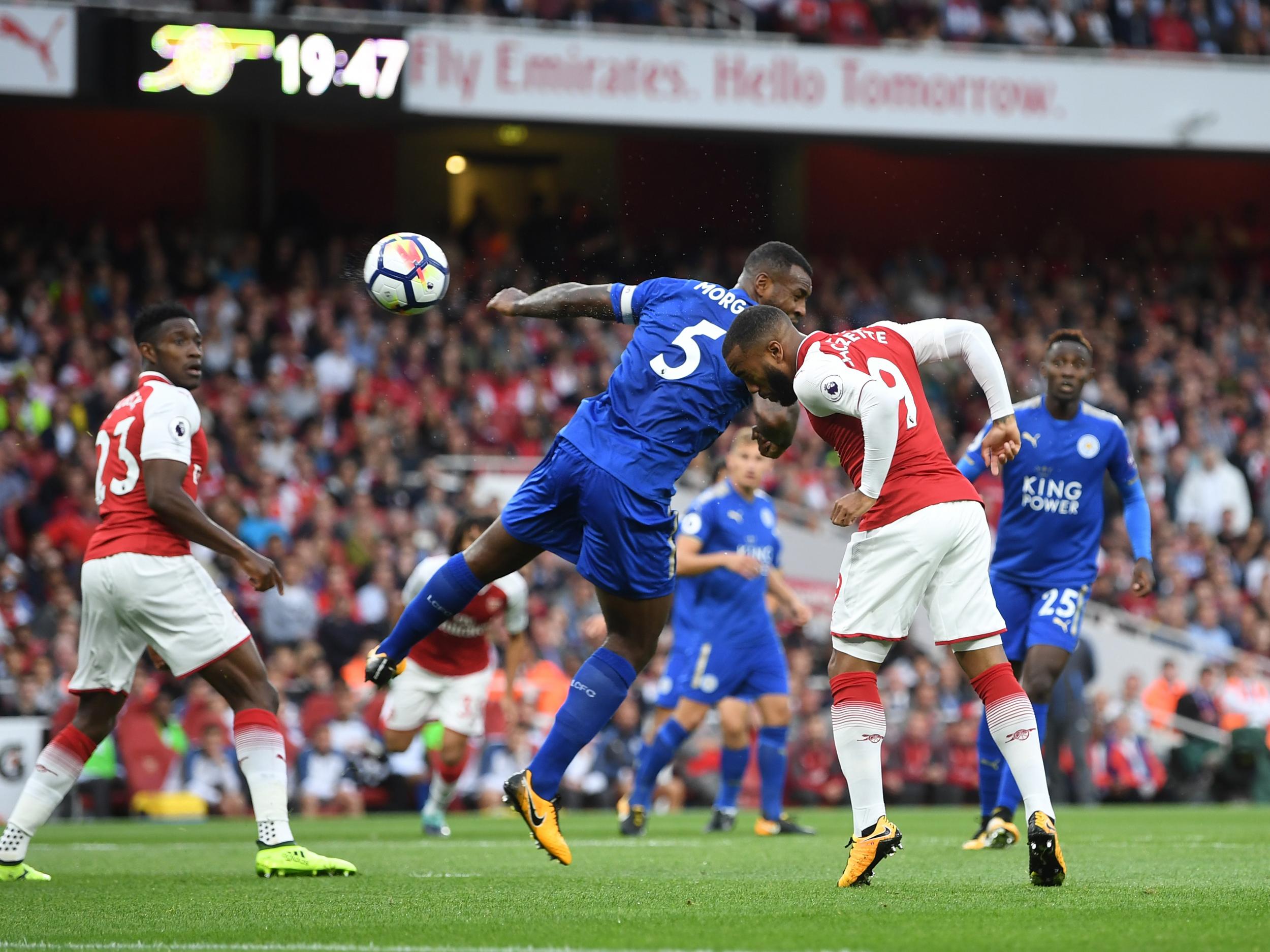 Alexandre Lacazette scored a deft header within two minutes of his home debut