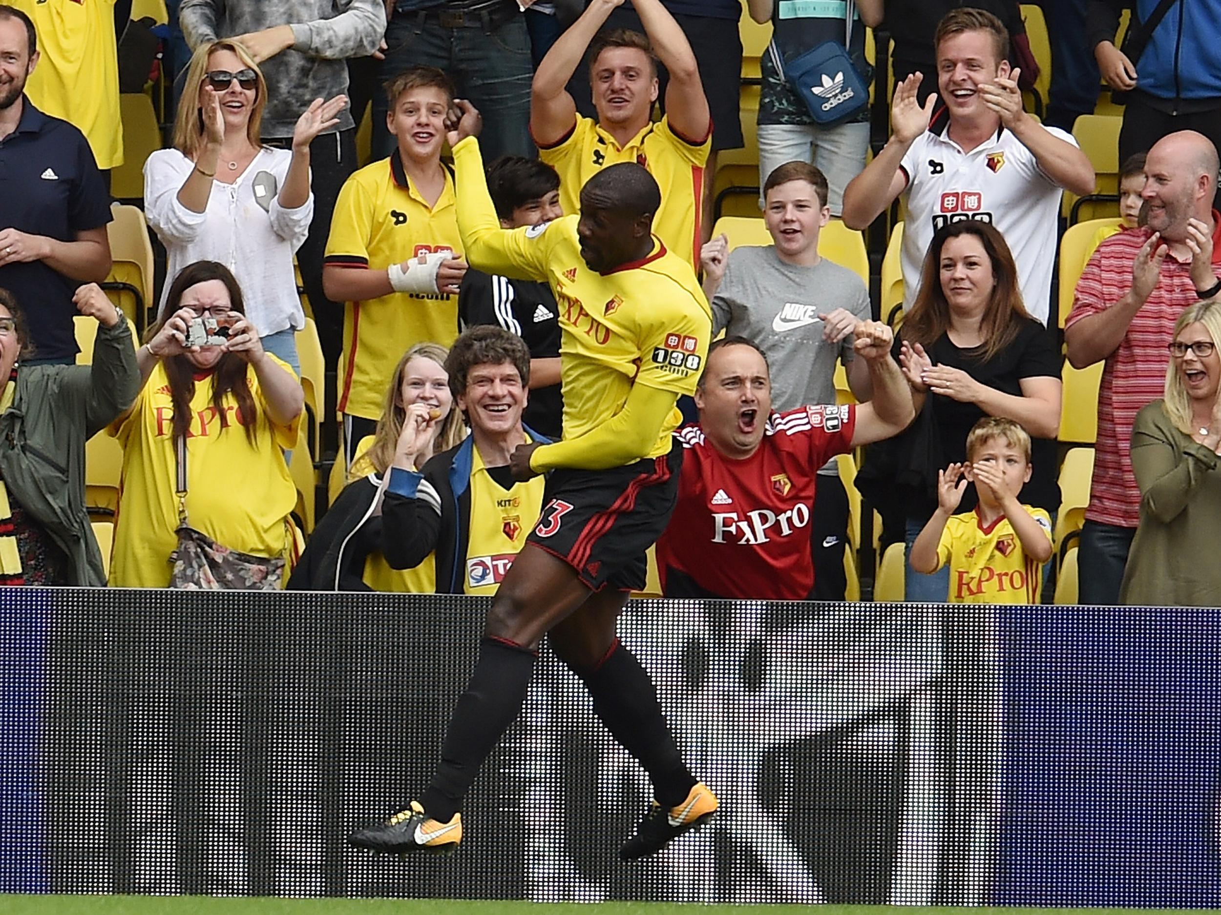 Okaka gave the home side the lead (Liverpool FC via Getty)