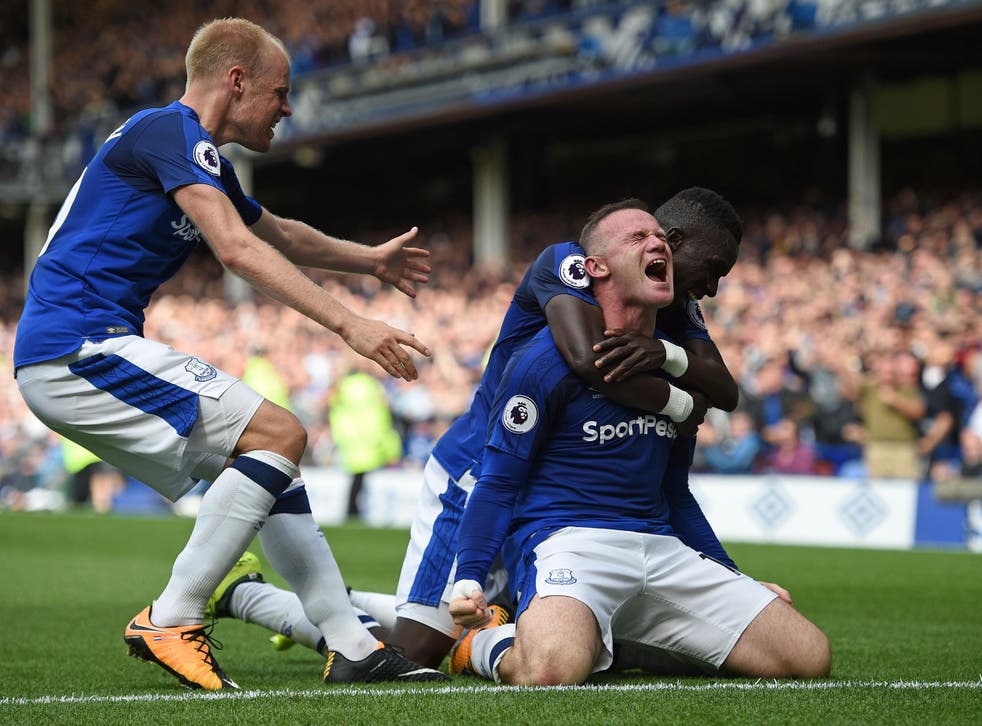 It had been 13 years since Rooney last scored a Premier League goal for the Toffees