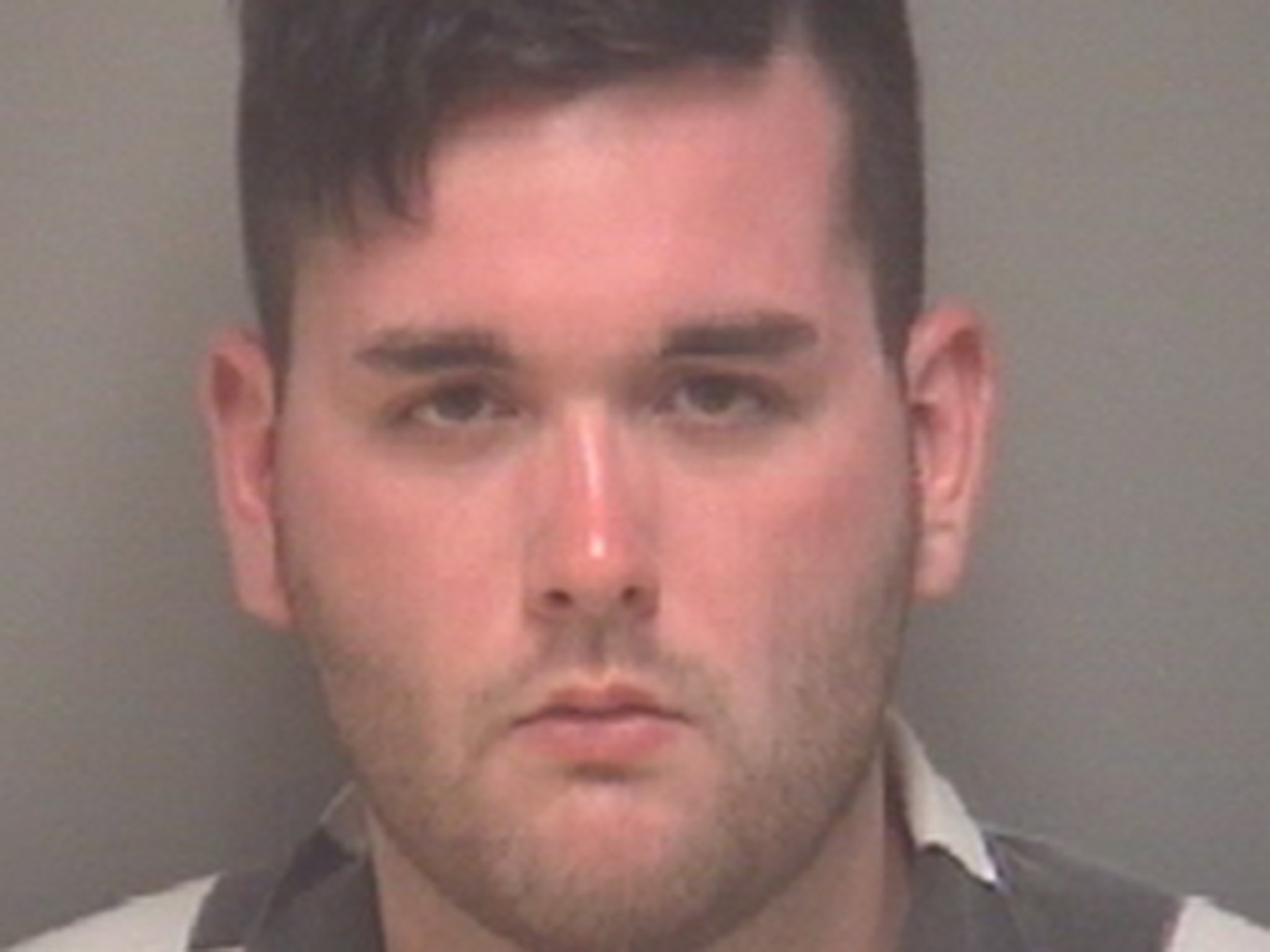 In this handout provided by Albemarle-Charlottesville Regional Jail, James Alex Fields Jr. of Maumee, Ohio poses for a mugshot after he allegedly drove his car into a crowd of counter-protesters killing one and injuring 35 on August 12, 2017 in Charlottesville, Virginia.