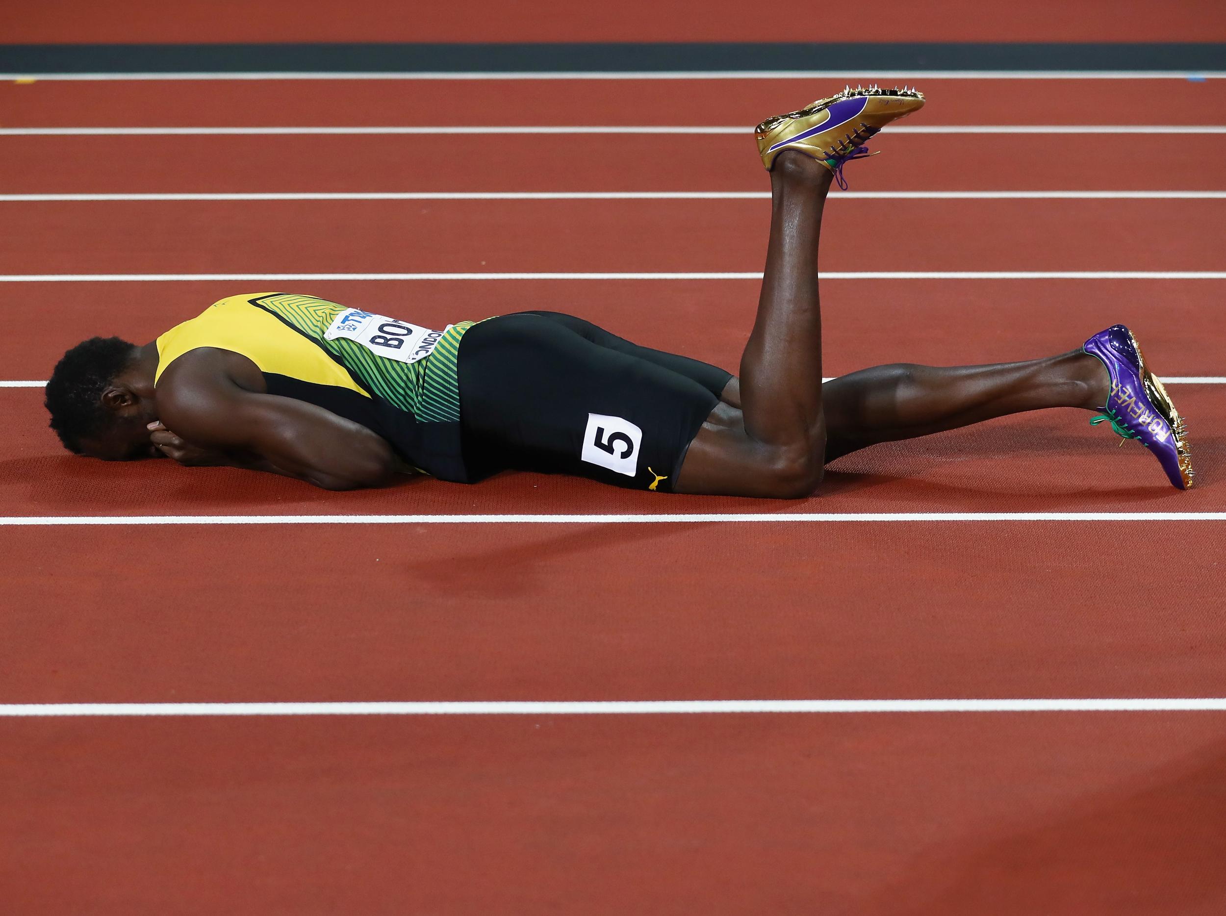Bolt left the World Championships in London with a solitary bronze medal