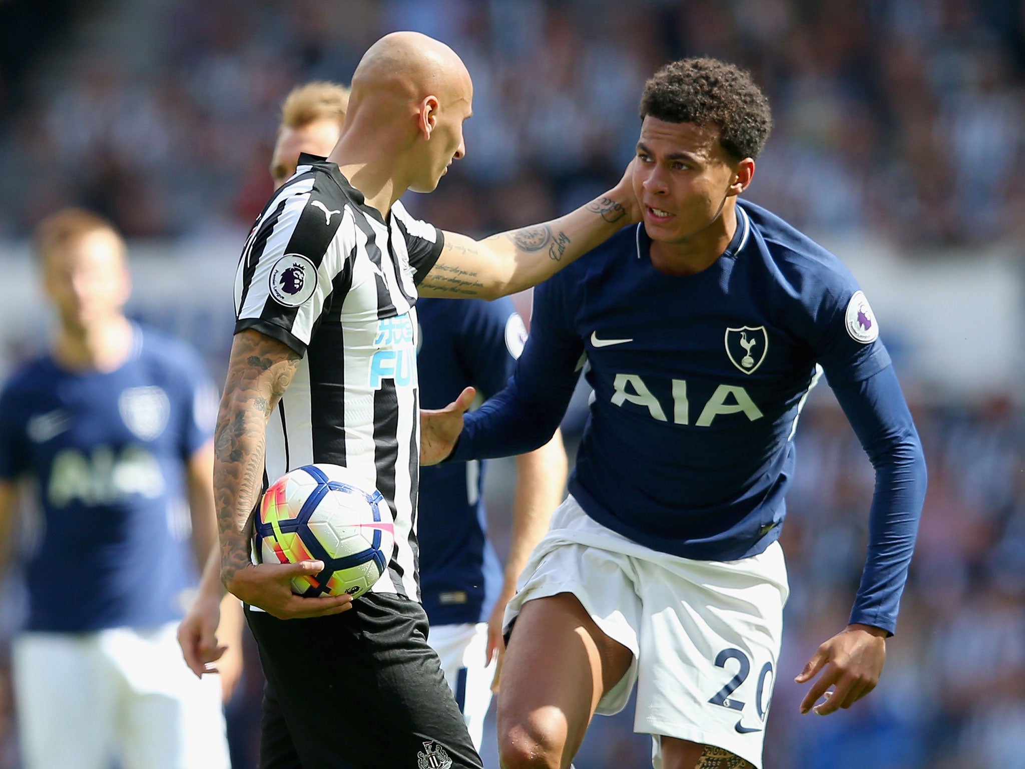 Shelvey looked bemused as to why he was sent-off but the stamp was a reckless decision