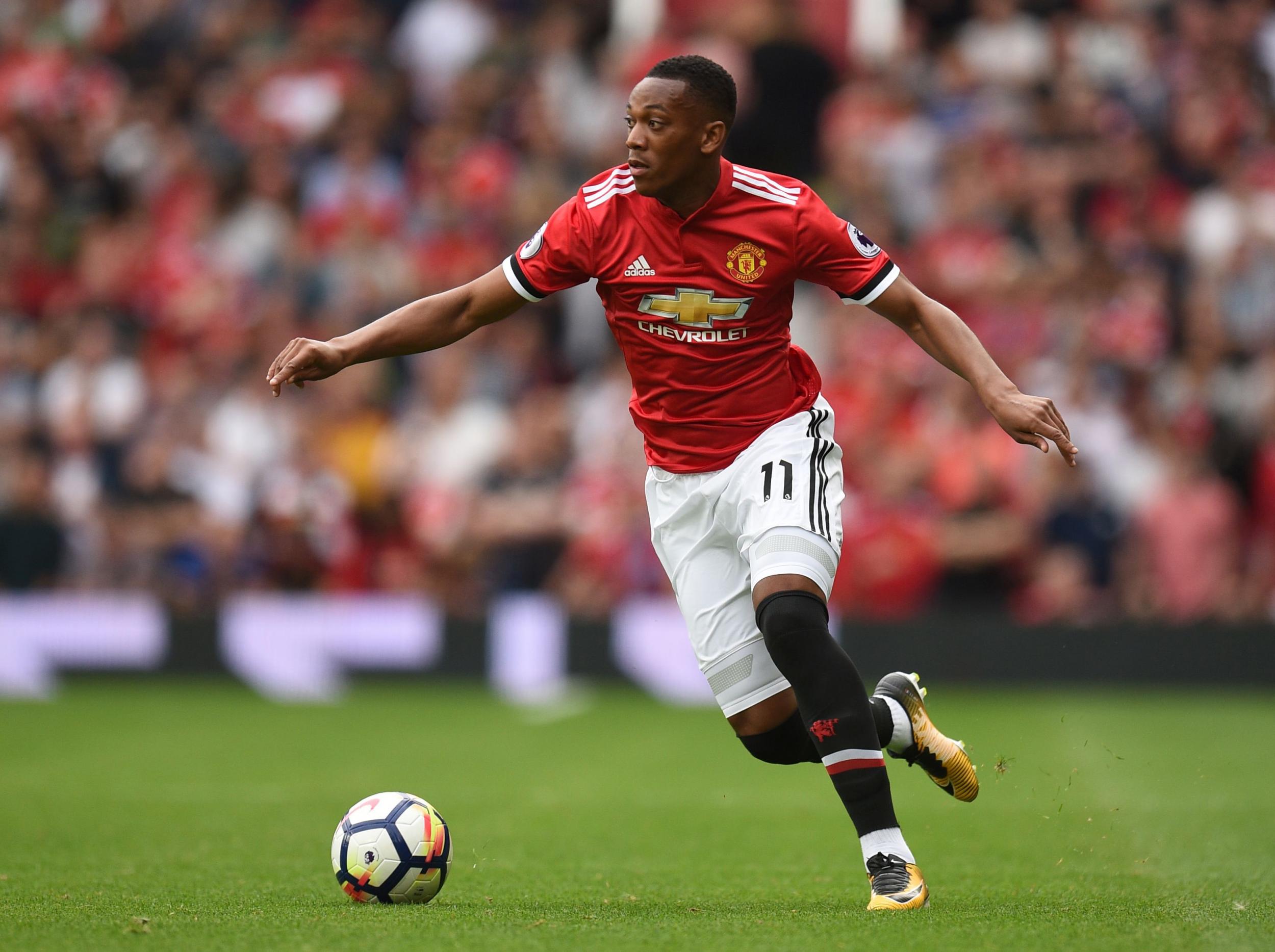Martial scored after coming on in the second-half