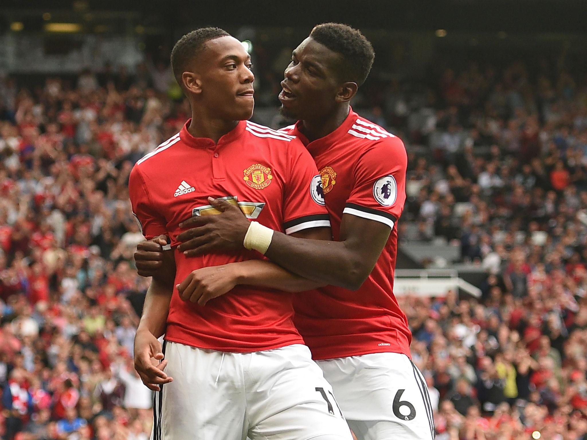 Martial came off the bench to add United's third