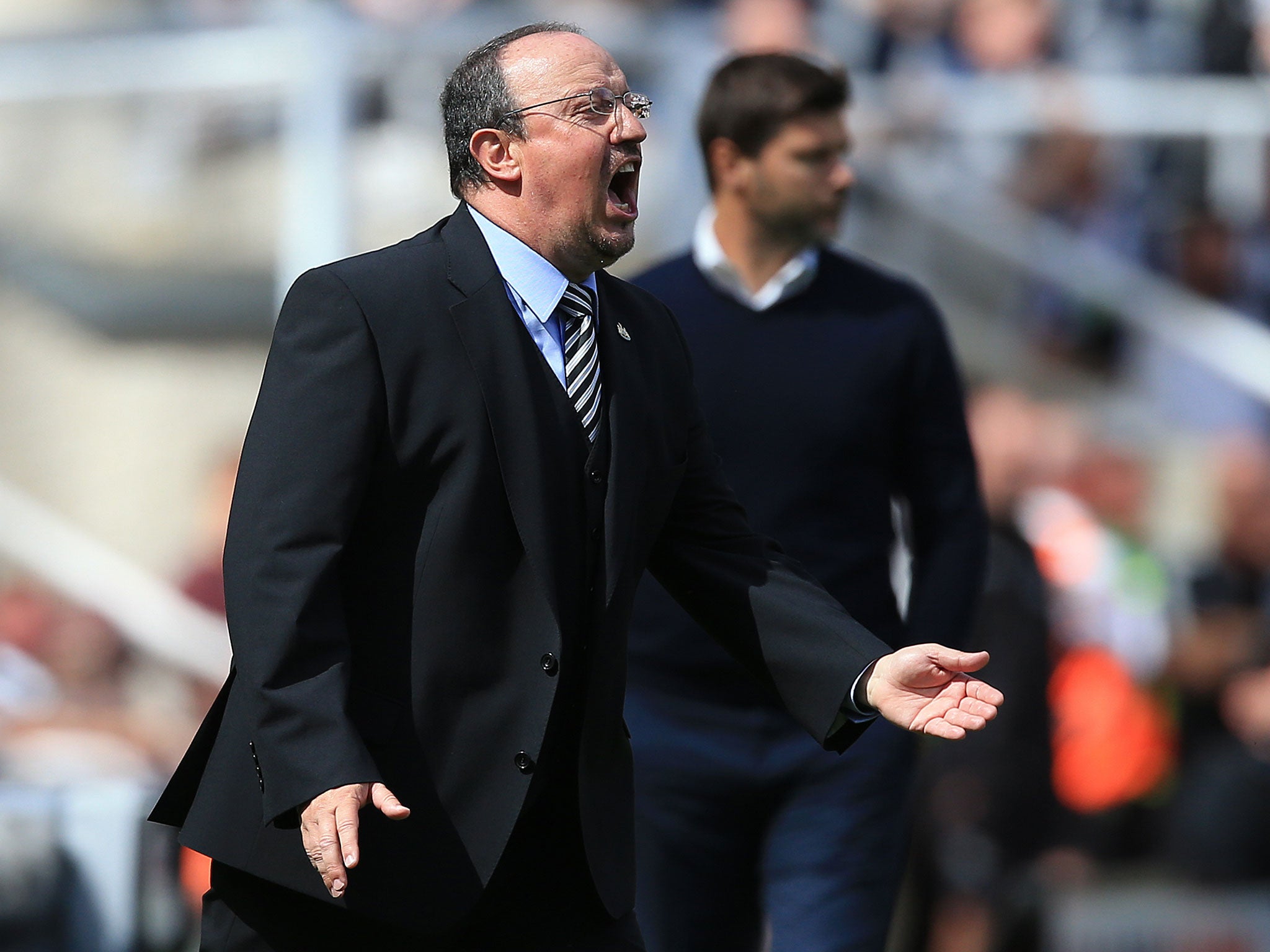 Benitez is growing more and more frustrated at Newcastle