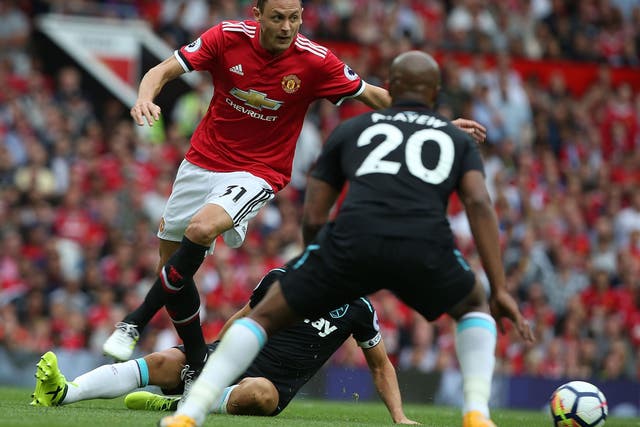 Nemanja Matic was named man of the match for his display against West Ham