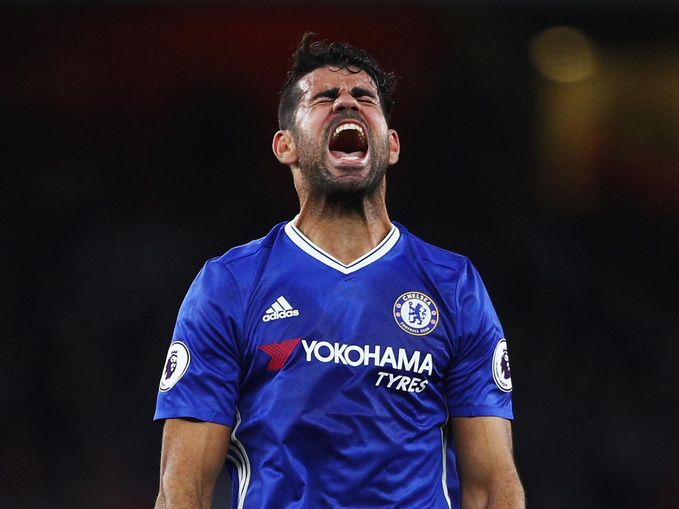 Diego Costa has refused to train with Chelsea's reserves and is being fined wages by the club as a result