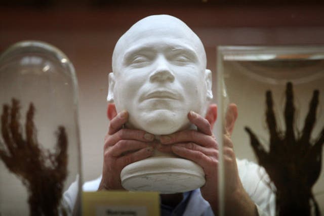 Making death masks of notorious criminals was common in the 19th century