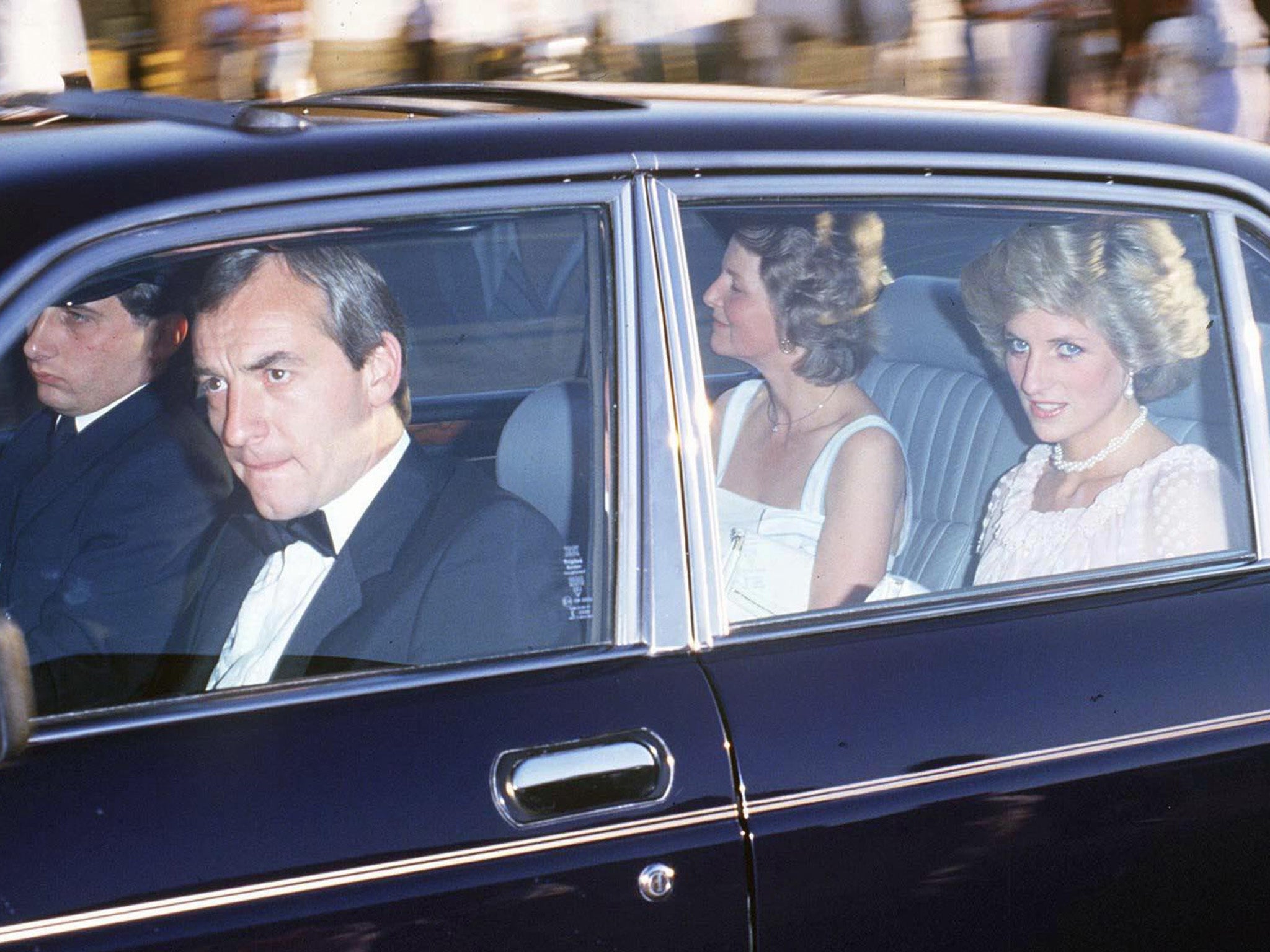 Princess Diana thought Barry Mannakee (front, nearest the camera) had been "bumped off"