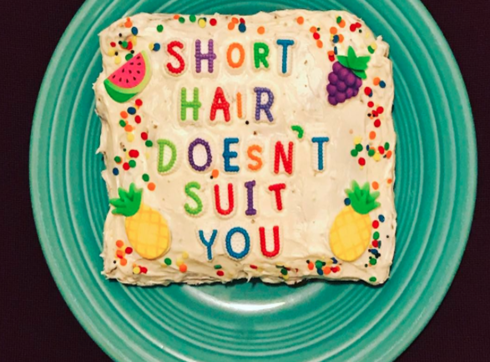 Troll Cakes created this cake after Internet bullies weighed in on Lena Dunham's new haircut