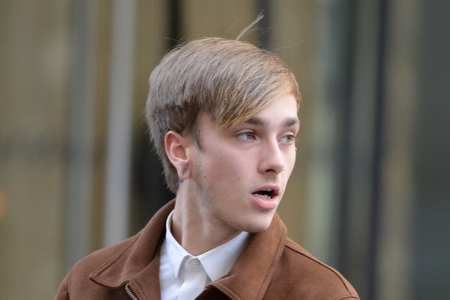 Charlie Alliston, 20, arrives at the Old Bailey in London