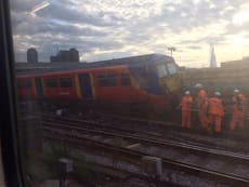 Waterloo train derails in 'operational incident' at London station