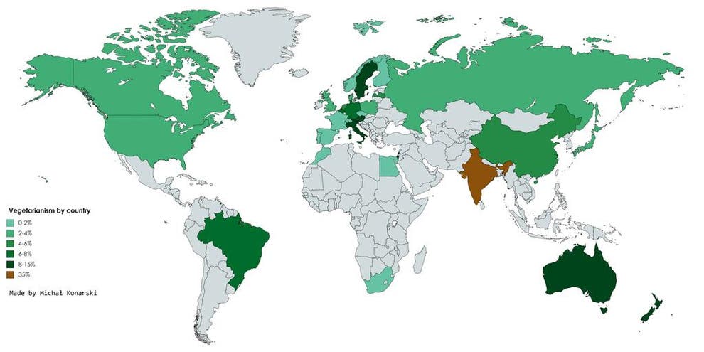 these-are-the-countries-with-the-most-vegetarians-mapped-indy100