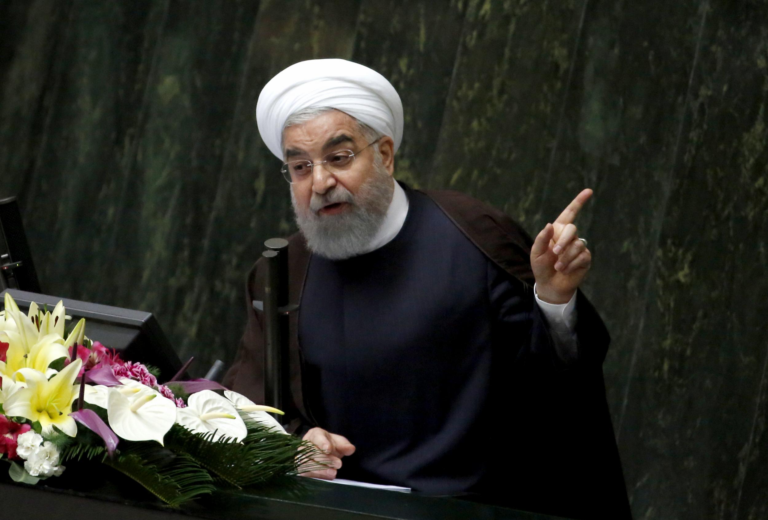 'In an hour and a day, Iran could return to a more advanced (nuclear) level than at the beginning of the negotiations' tha preceded the 2015 nuclear deal, President Rouhani said