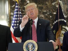 Donald Trump defends 'excellent' first comments