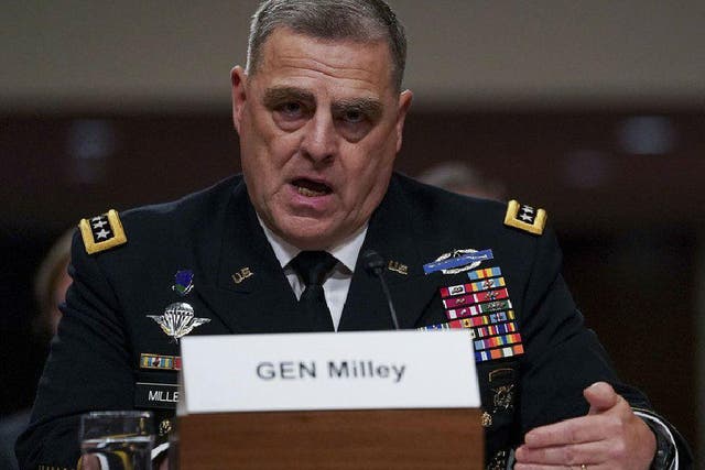 The general's comments have been interpreted as a criticism of the President