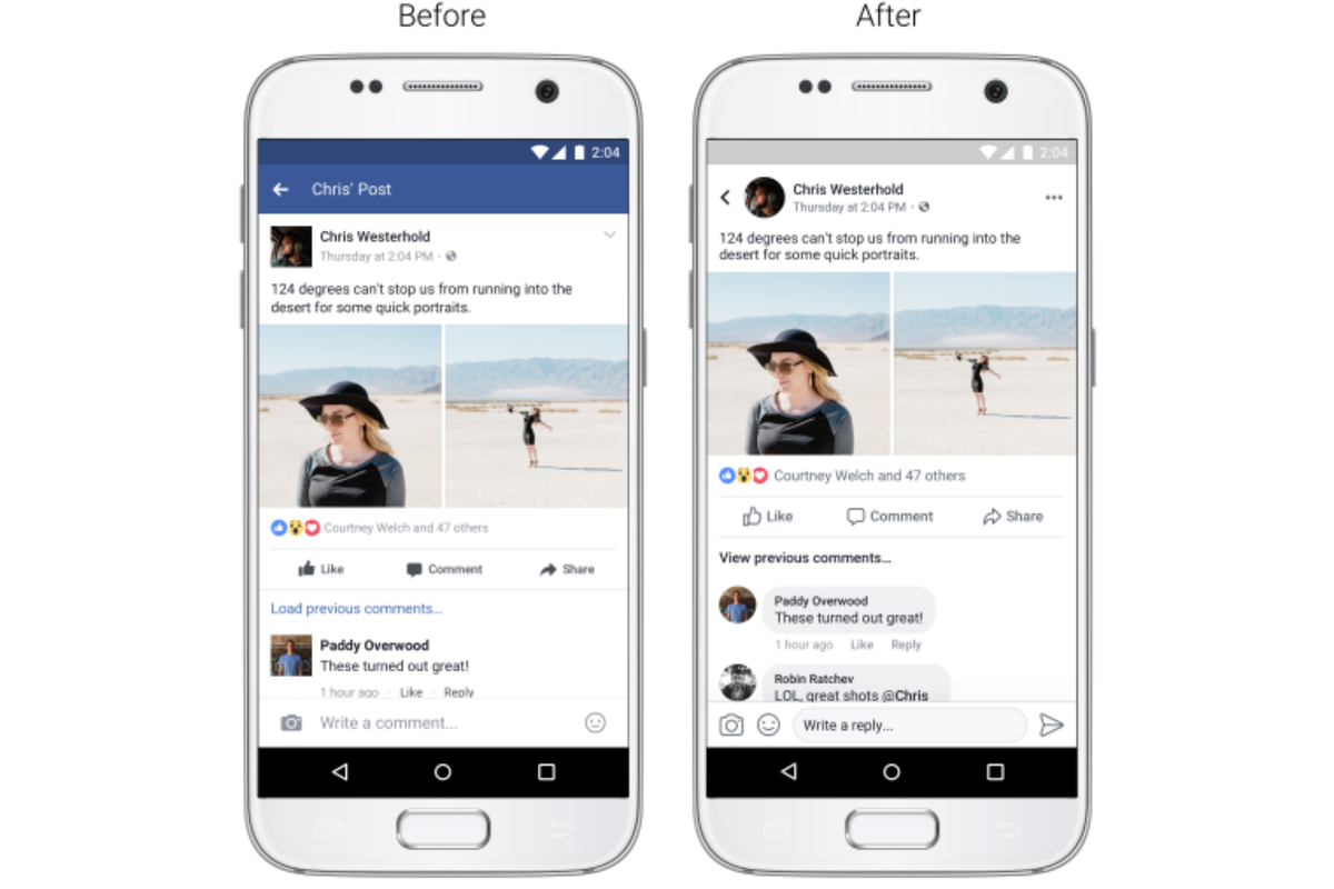 Facebook redesign transforms News Feed with circular profile pictures ...