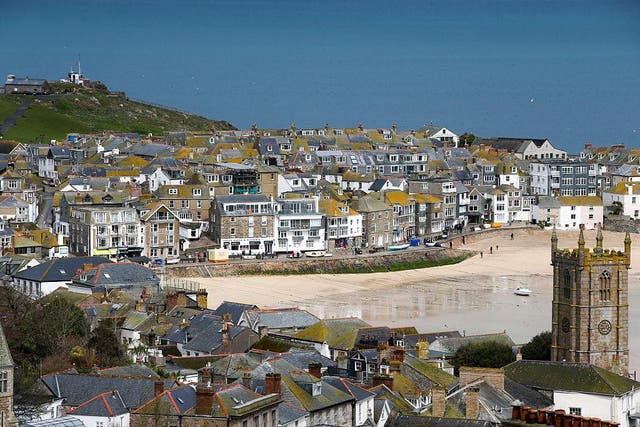 Space is at a premium in St Ives, and this sale is not without precedent: in 2012, three spaces sold for £50,000, £55,000 and £56,000 respectively at auction (Getty)