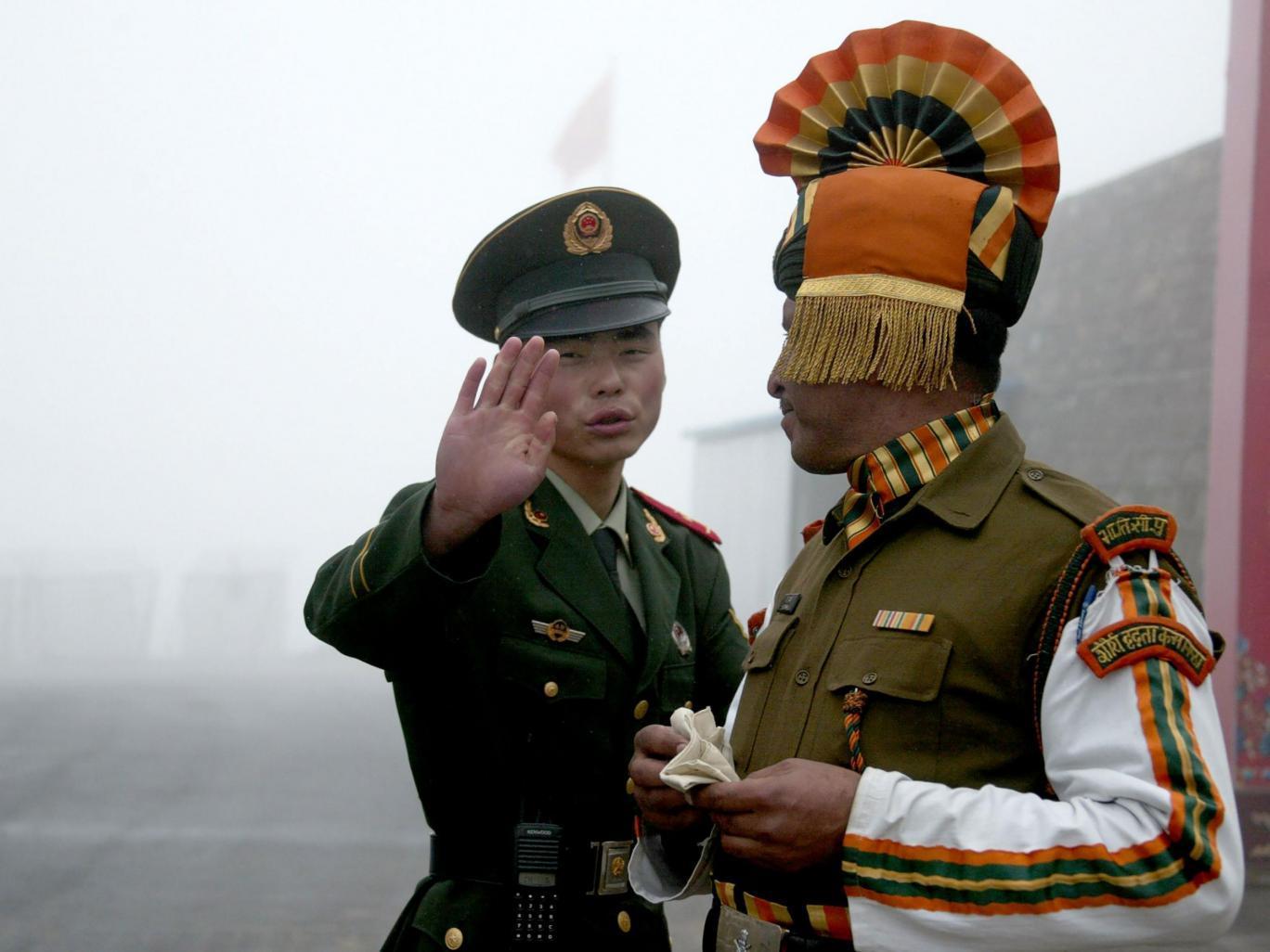 China has stepped up its rhetoric in an increasingly tense border row with India