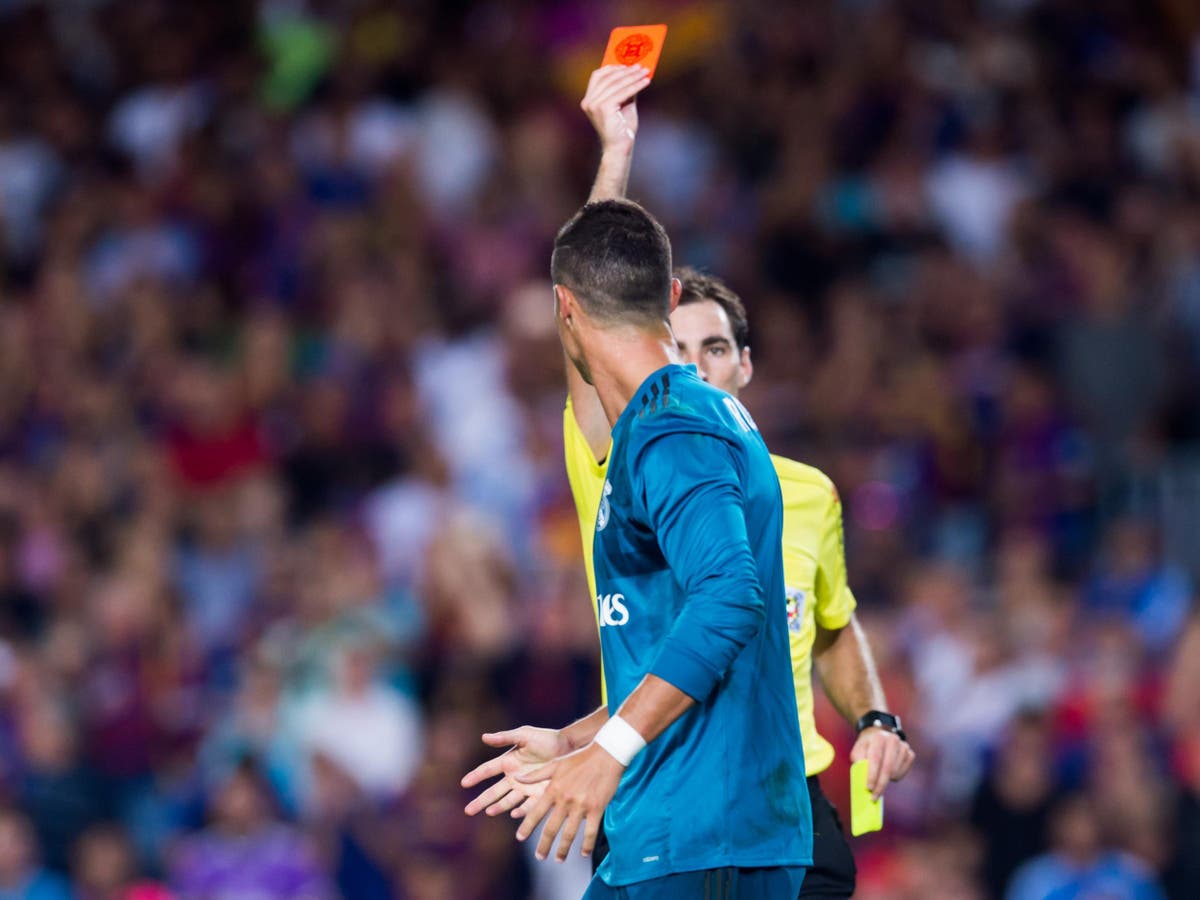 Real Madrid appeal Cristiano Ronaldo yellow card