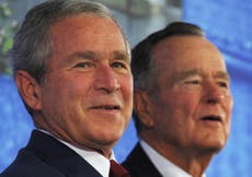 George Bush issues joint statement with father on Charlottesville