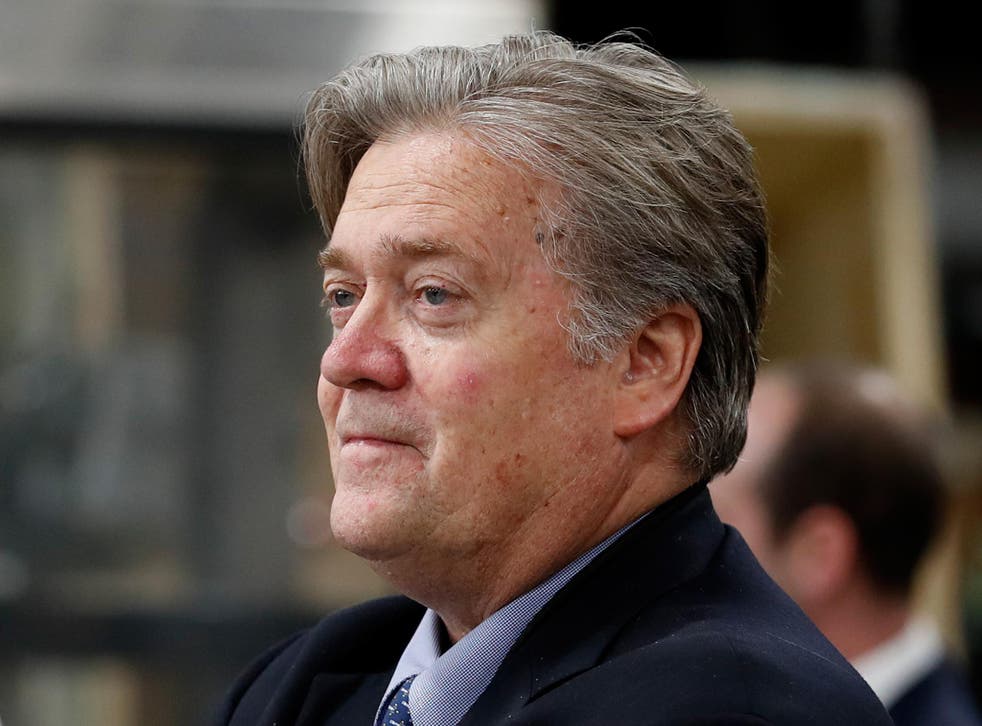 The prankster posed as Steve Bannon, former chief White House strategist to President Donald Trump