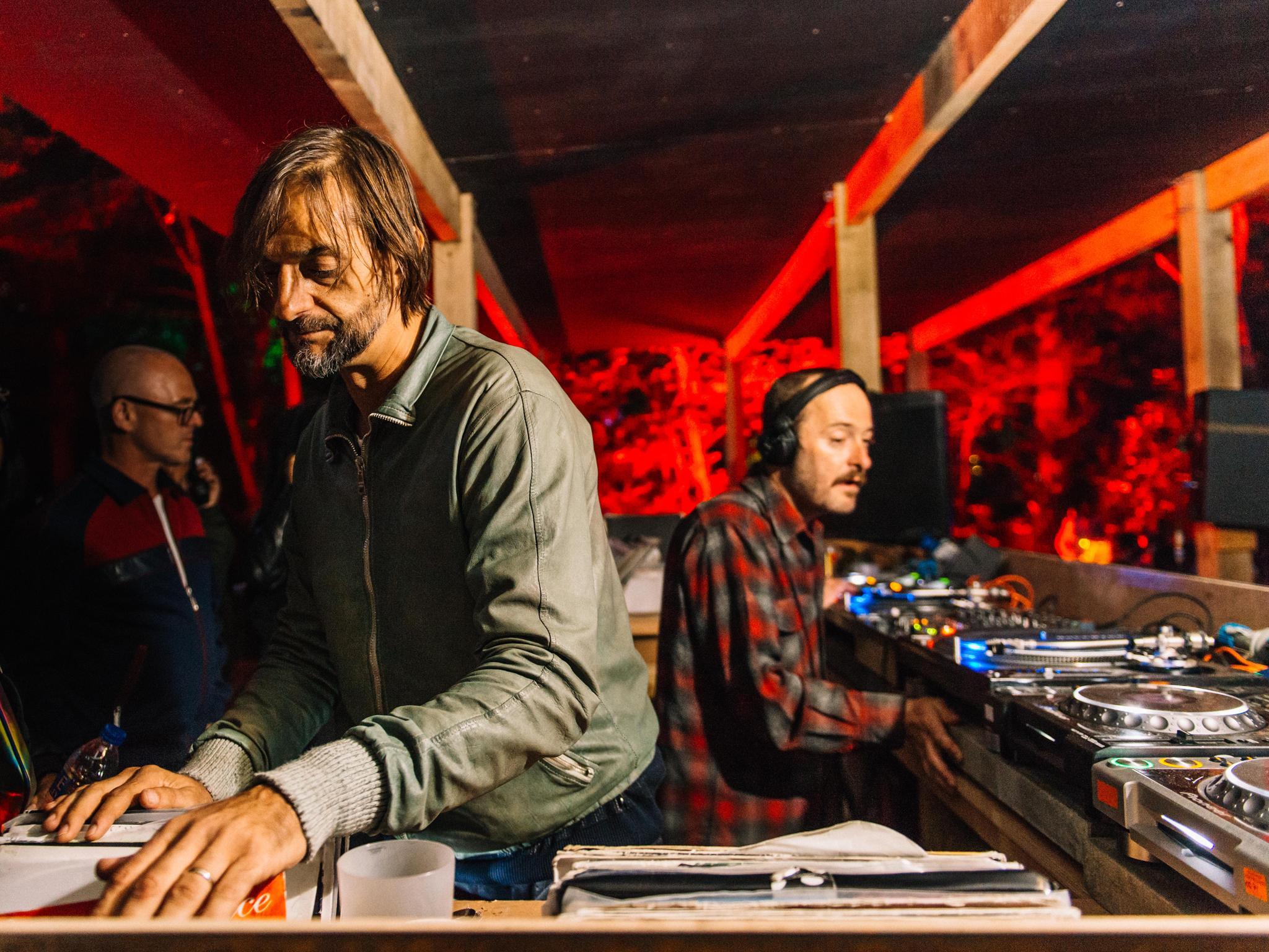 Ricardo Villalobos and Craig Richards during their back-to-back set