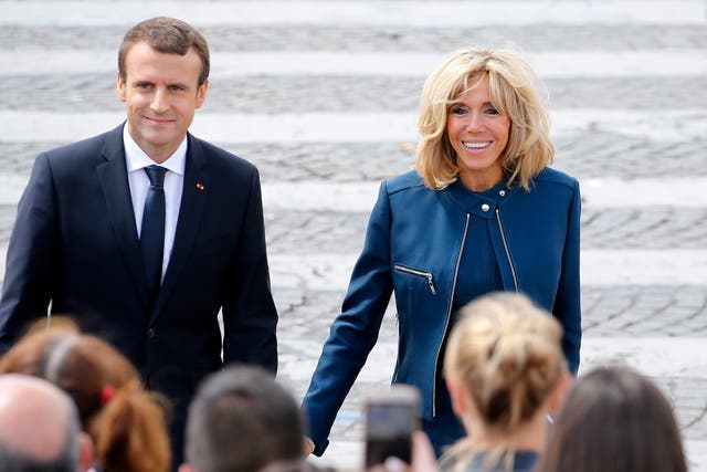 U-turn: Mr Macron was forced to abandon his promise to create a special position for his wife