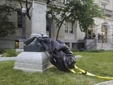 Trump condemns removal of ‘beautiful’ statues of Confederate generals