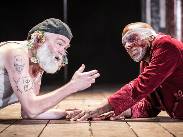 An honourable performance from Kevin R McNally as Lear and Burt Caesar as Gloucester in Nancy Meckler's 'King Lear'
