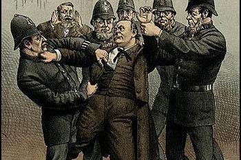 Charles Bradlaugh, removed from Parliament for refusing to take the oath: St Stephen’s Review, 3 August, 1881