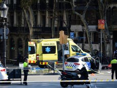 Man on run in Barcelona as police confirm terror attack